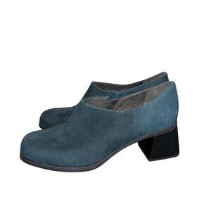 Camper Karolina Womens Blue Shoes Disco Retro Nubuck Leather Size 40 US 9